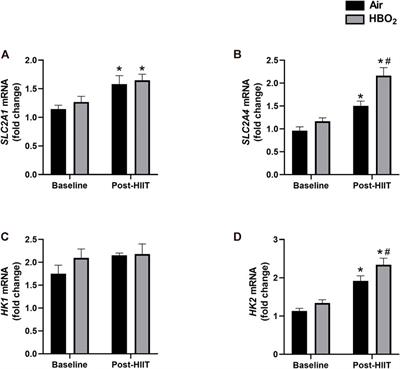 Effects of high-intensity interval training with hyperbaric oxygen